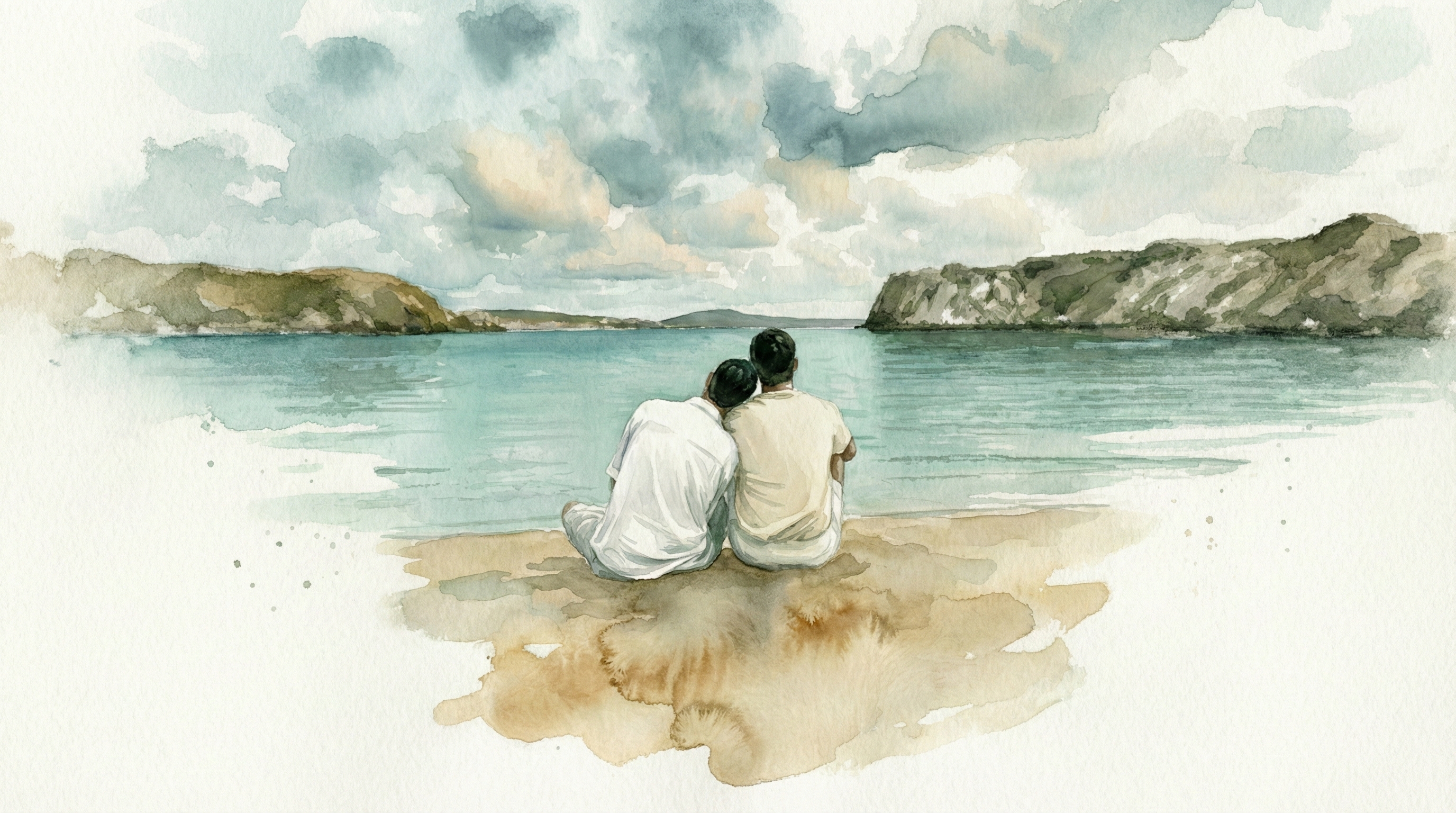 André e Tiago — Aguarela